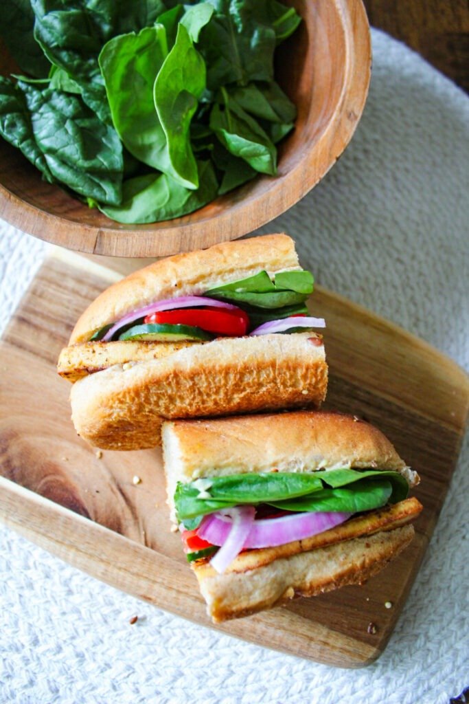 Photo of Vegan Pesto Sub Sandwich