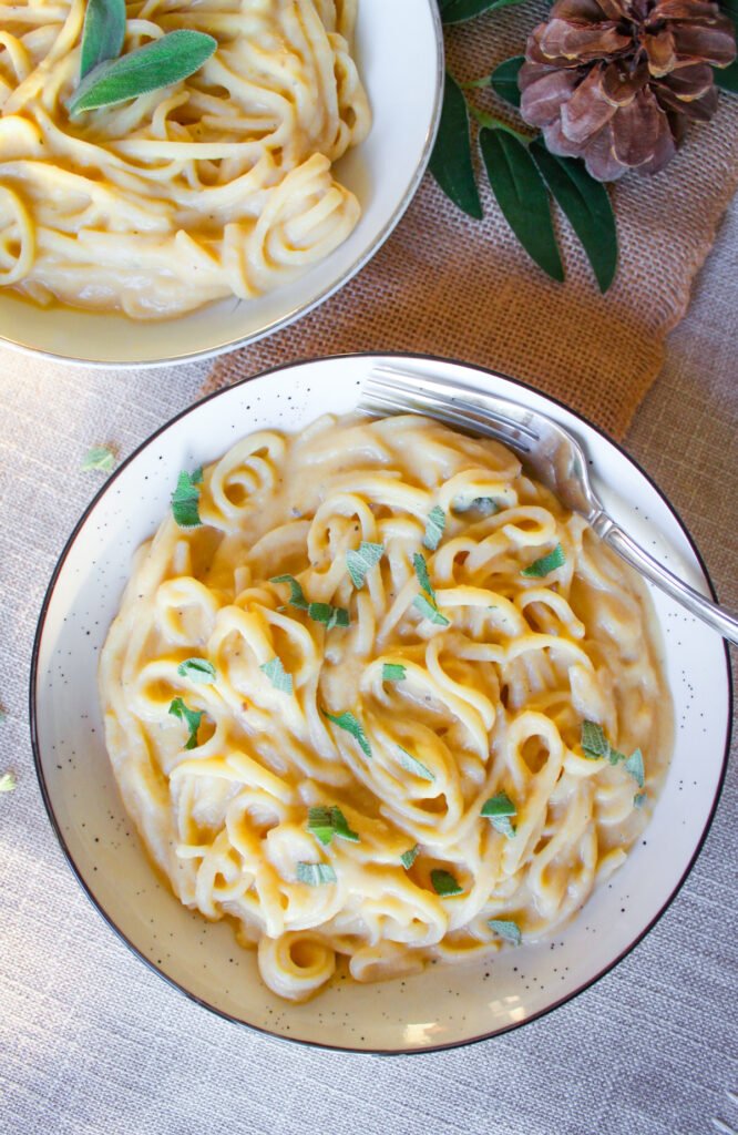 Creamy Butternut Squash Linguine