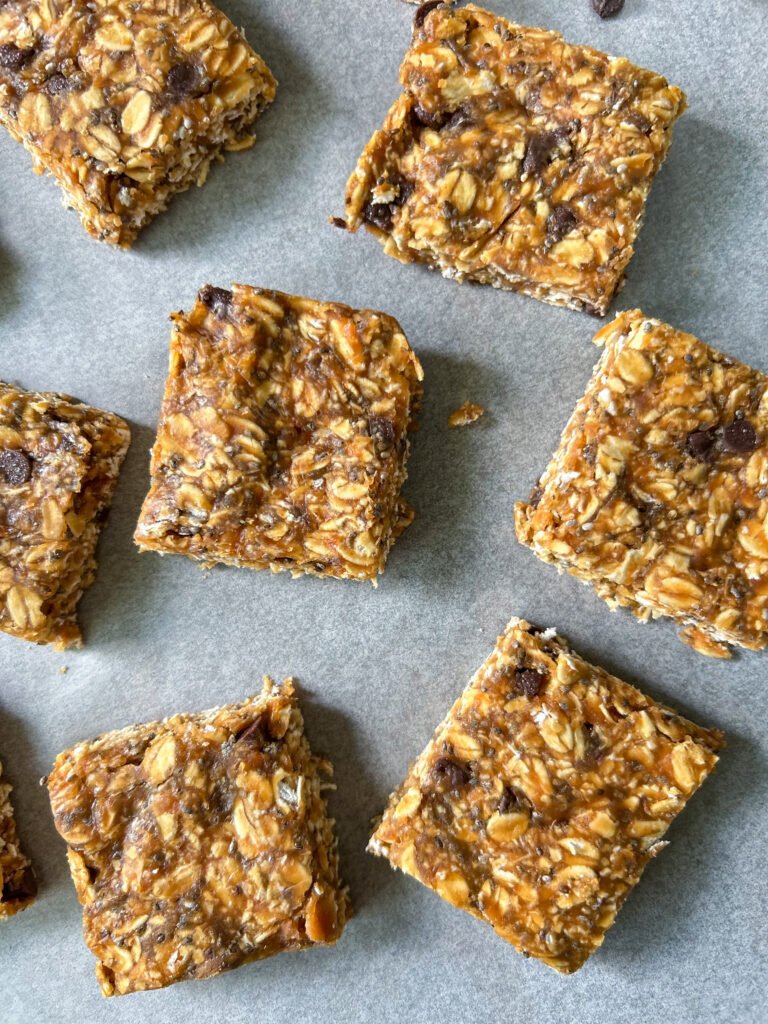 No-Bake Peanut Butter Oat Squares