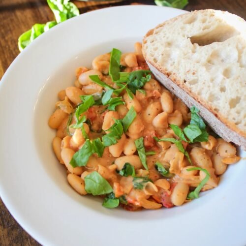 tuscan white bean skillet
