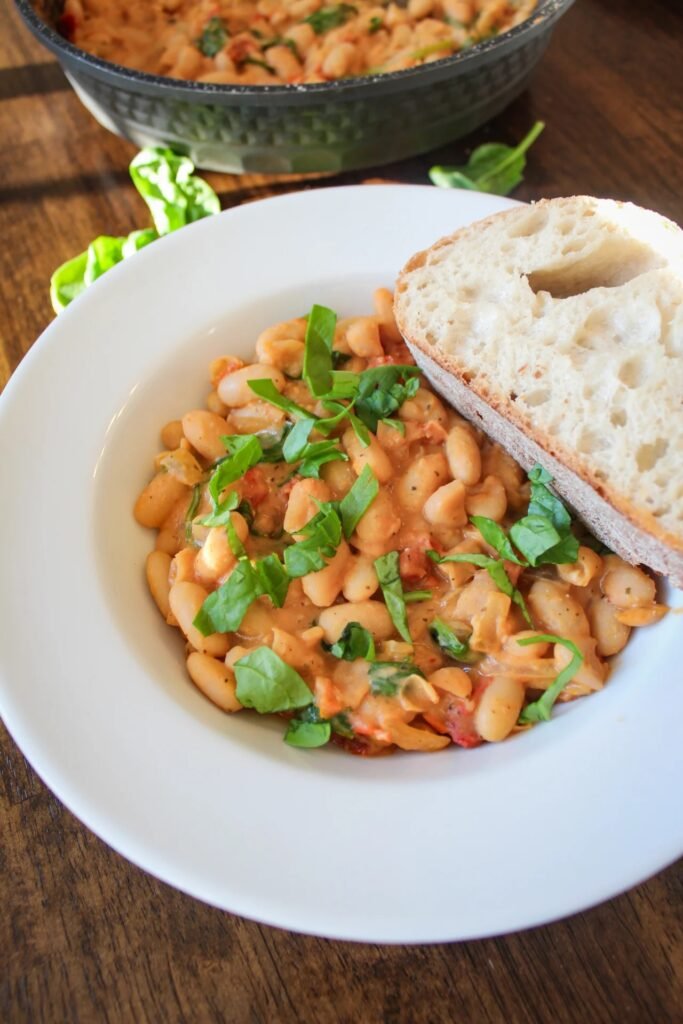 tuscan white bean skillet